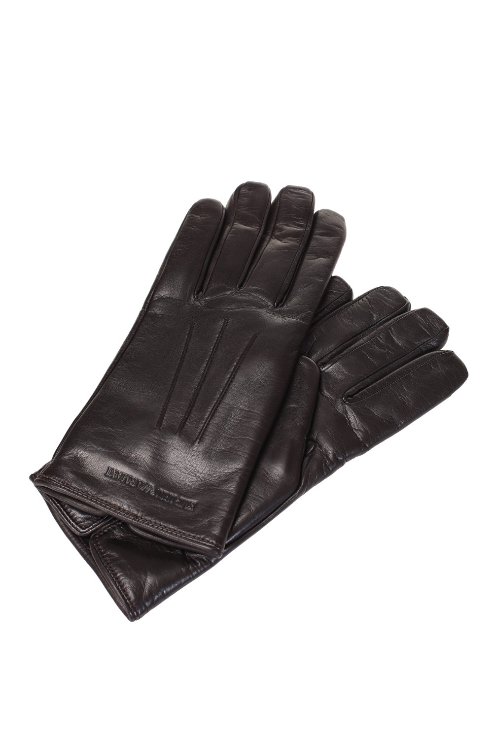 shop EMPORIO ARMANI  Guanti: Emporio Armani guanti in pelle.
Logo ricamato.
Composizione: 100% Pelle.
Fabbricato in Italia.. 624139 CC203-00152 number 3805607